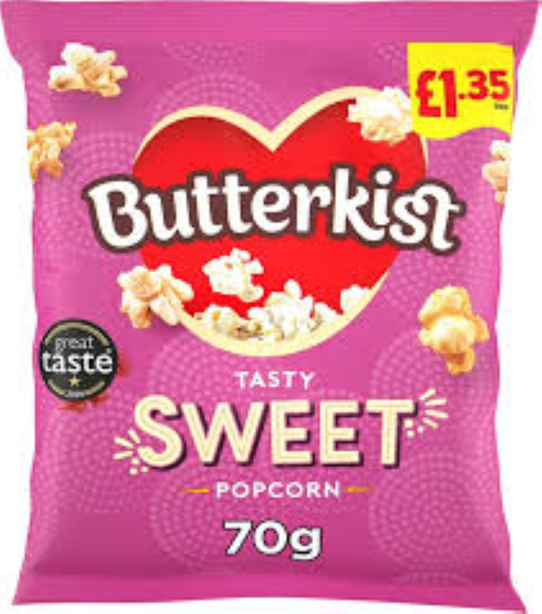 BUTTERKIST SWEET POPCORN 70G